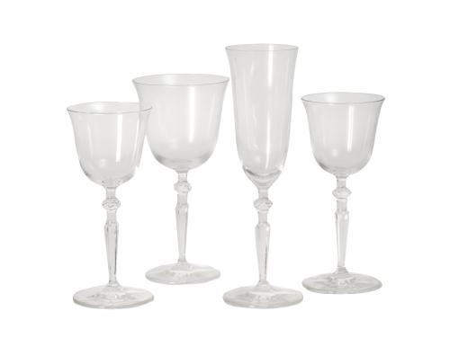 Cristalería de doce servicios de cristal transparente de co