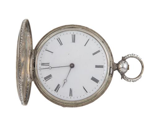 Reloj saboneta VACHERON en plata de pp. S.XX . "Vacheron Nº