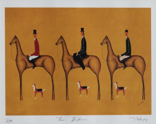 JONATHAN HALLGREY (Nueva York)Lady on a zebra y Three hun