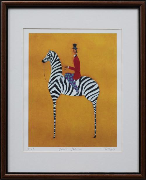 JONATHAN HALLGREY (Nueva York)Lady on a zebra y Three hun