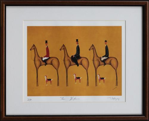 JONATHAN HALLGREY (Nueva York)Lady on a zebra y Three hun