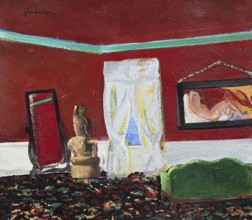 PABLO AIZOIALA (Durango, 1954)Salón rojo, 1999