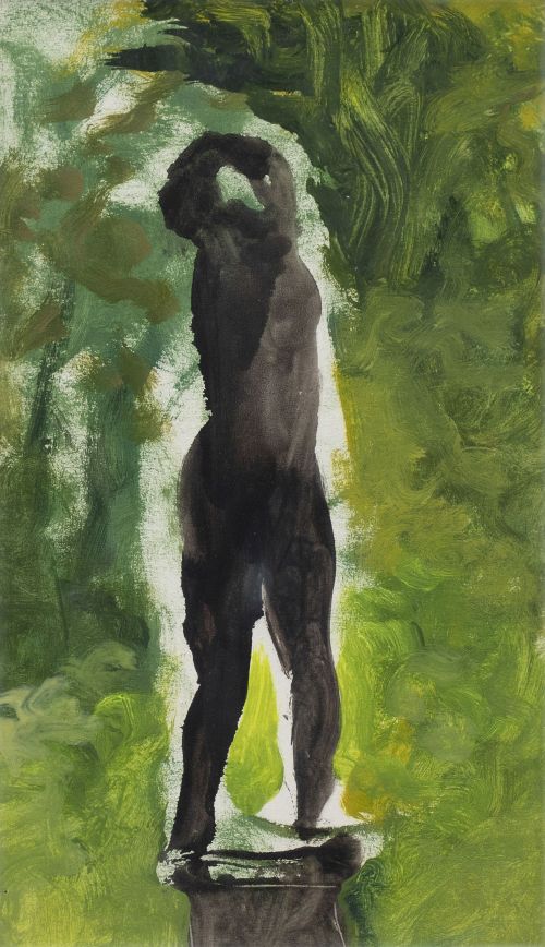 PABLO AIZOIALA (Durango, 1954)Escultura en el jardín, 1998