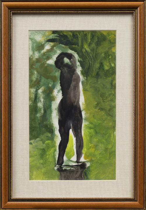 PABLO AIZOIALA (Durango, 1954)Escultura en el jardín, 1998