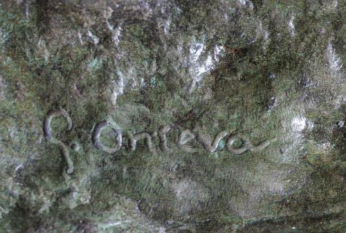 José González Onieva*, (Madrid, 1956).Palmera.Bronce pa