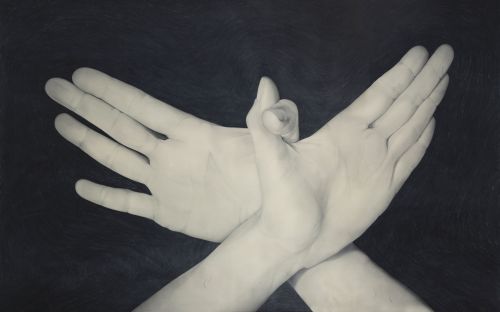 NATIVIDAD BERMEJO (Logroño, 1961)Sin título (Manos cruzad