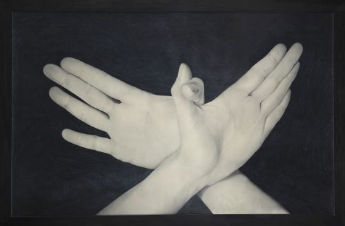 NATIVIDAD BERMEJO (Logroño, 1961)Sin título (Manos cruzad