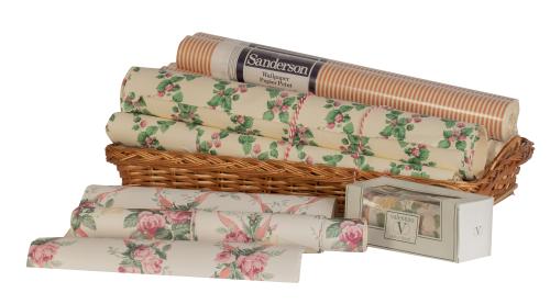 Juego de quince rollos modernos de papel para empapelar con