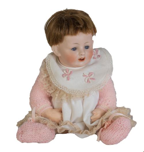 Franz Schmidt & Co.Muñeca bebé con cabeza de porcelana pi