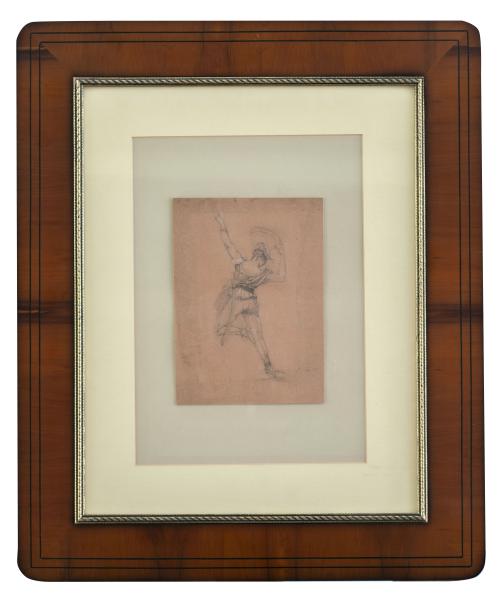 ESCUELA ESPAÑOLA, SIGLO XIXEstudio de una figura alegóric