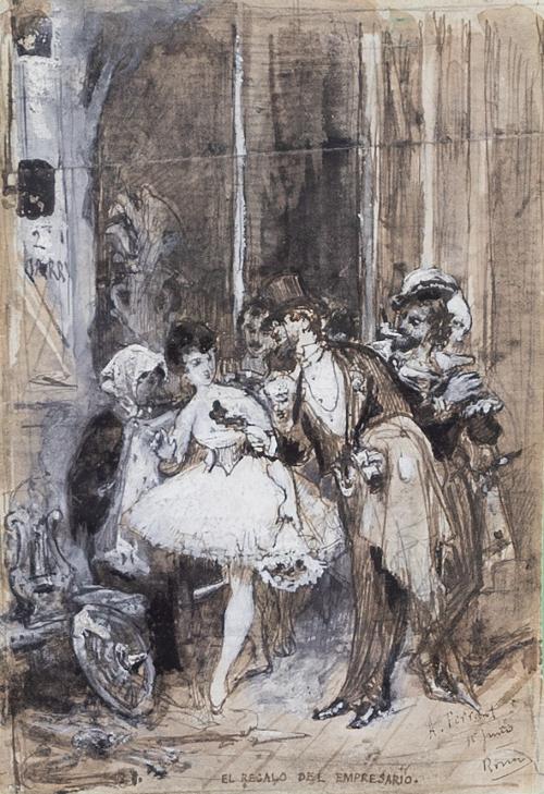 ALEJANDRO FERRANT FISCHERMANS (Madrid 1843- 1917)El regal