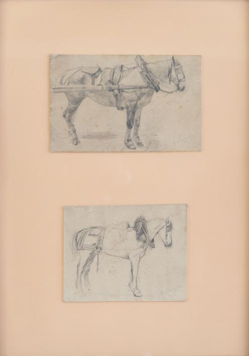 ÁNGEL LIZCANO (Ciudad Real, 1846 - Leganés, 1929)Apuntes 