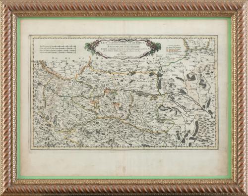 NICOLAS SANSON (1600-1667) Mapa del Archiducado de Austri