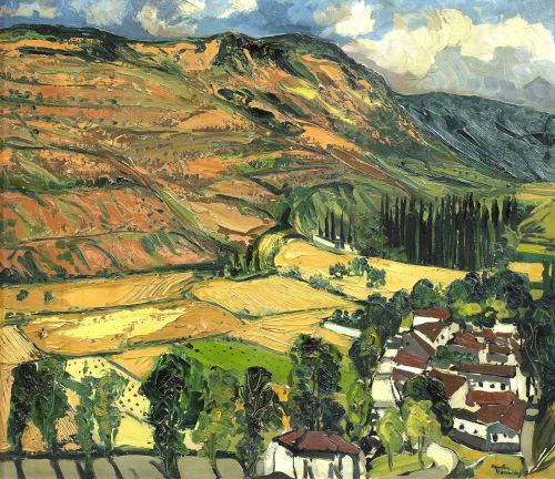 AGUSTÍN HERNÁNDEZ (Madrid, 1931)Aranzueque, Guadalajara