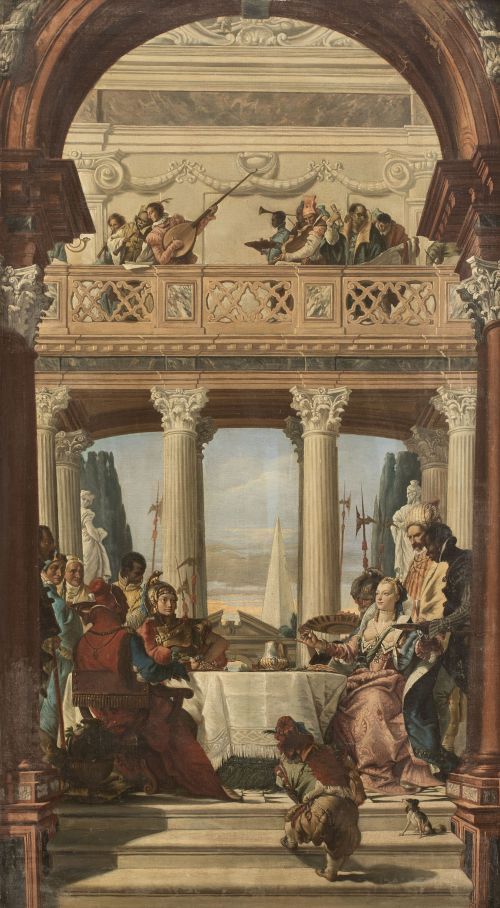 SEGÚN GIANBATTISTA TIEPOLO, SIGLO XIXEl Banquete de Cleop