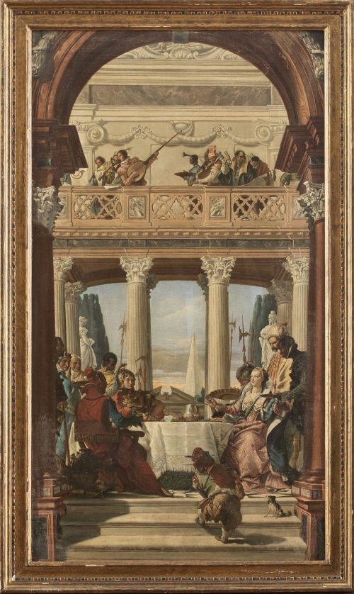 SEGÚN GIANBATTISTA TIEPOLO, SIGLO XIXEl Banquete de Cleop