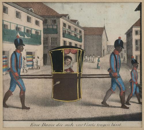 FRIEDRICH WILHELM GOEDSCHE (1785- 1863)"Esclavos brasileñ