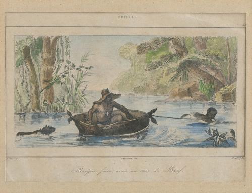 DEBRET (del) CHAILLOT (sculp)"Cazadores negros regresando