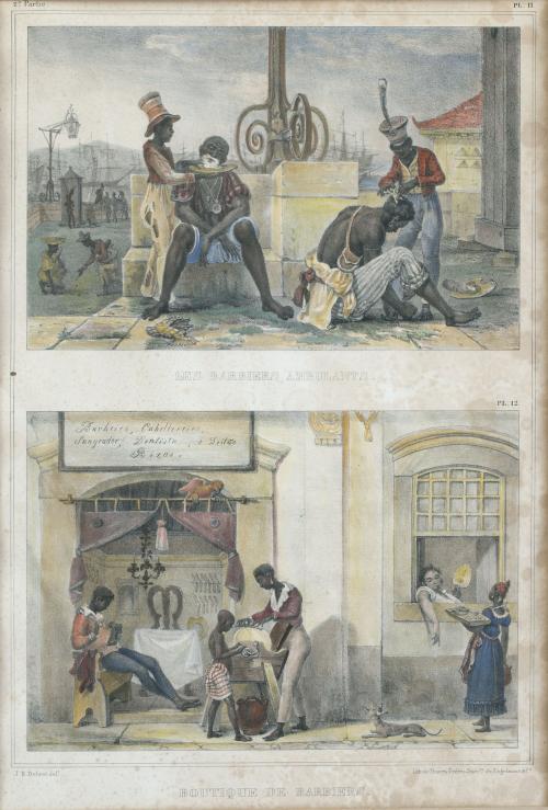 JEAN BAPTISTE DEBRET (del) THIERRY FRÈRES (lith)"Les Barb