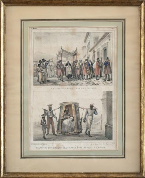 JEAN BAPTISTE DEBRET (del) THIERRY FRÈRES (lith)"Scene de
