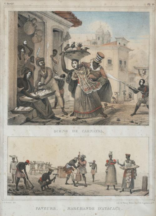 JEAN BAPTISTE DEBRET (del) THIERRY FRÈRES (lith)"Scene de