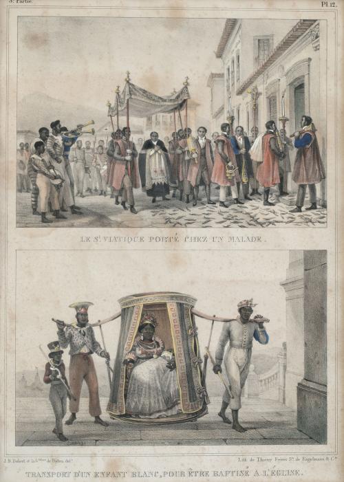 JEAN BAPTISTE DEBRET (del) THIERRY FRÈRES (lith)"Scene de