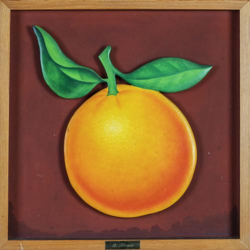 ALFREDO ALCAÍN (Madrid, 1936)Naranja, 1979
