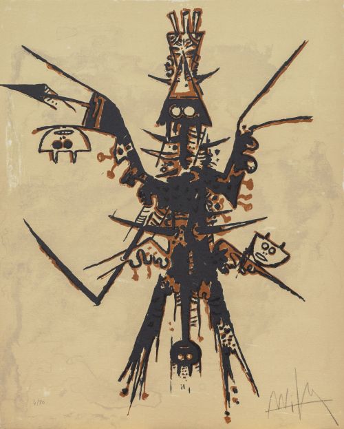 WIFREDO LAM (Sagua La Grande, Cuba, 1902 - París, 1982)Él