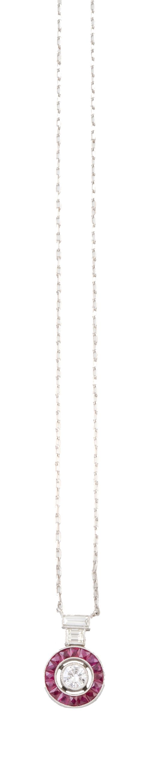 Colgante ojo de perdiz con brillante central de 0,20 ct, or