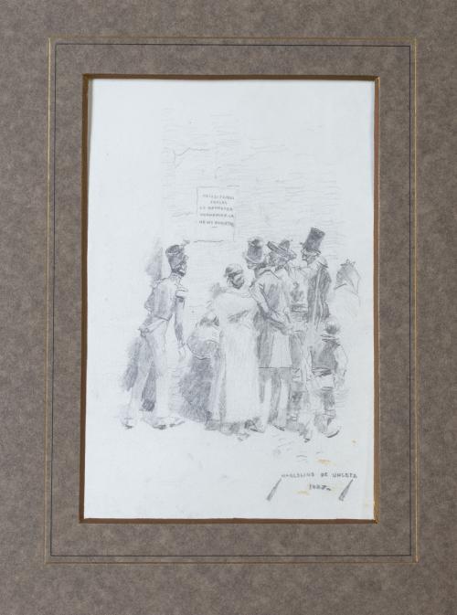 MARCELINO UNCETA Y LOPEZ (Zaragoza, 1835-Madrid, 1905)Ley