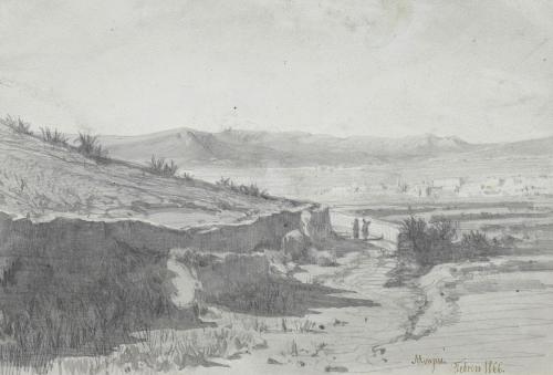 LUIS RIGALT I FARRIOLS (Barcelona, 1814-1894)Montjuic18