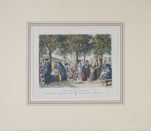 DUTAILLY (del) GODEFROY (grab)Vista del Paseo Nuevo de Ba