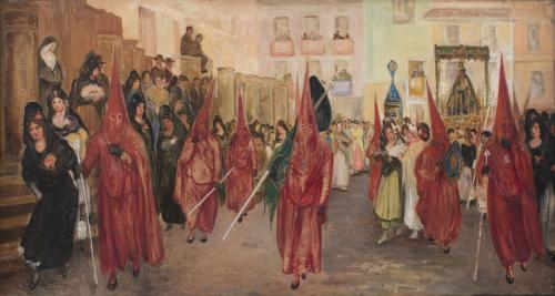 BALDOMERO SIERRA (Sevilla, siglo XIX-XX)Paso de la cofrad