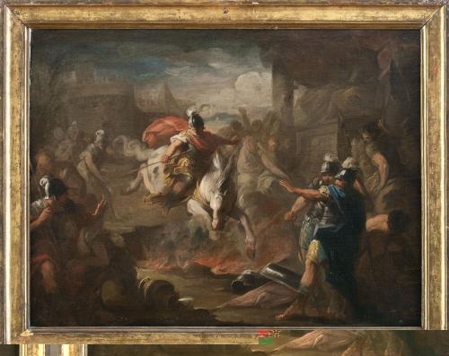 ESCUELA ESPAÑOLA O ITALIANA, SIGLO XVIIIMarco Curzio lanz