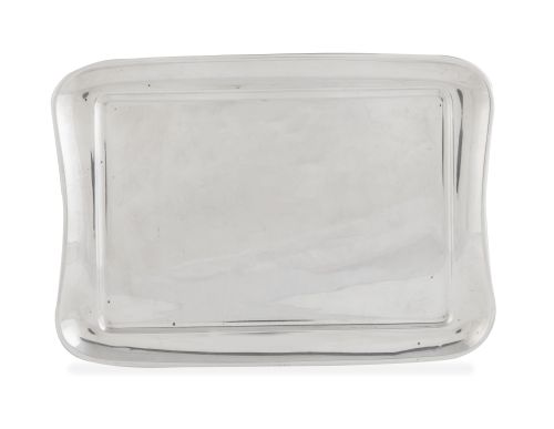 Bandeja rectangular de plata de ley.Malde Arbones Joyeros