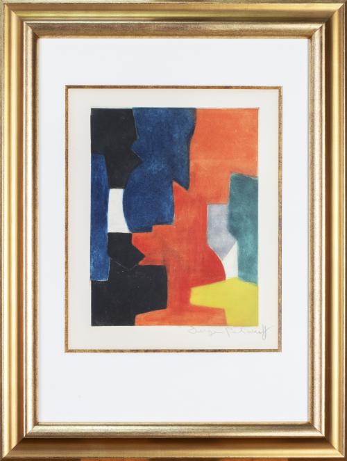 SERGE POLIAKOFF (Moscú, 1900 - París, 1969)Composition bl