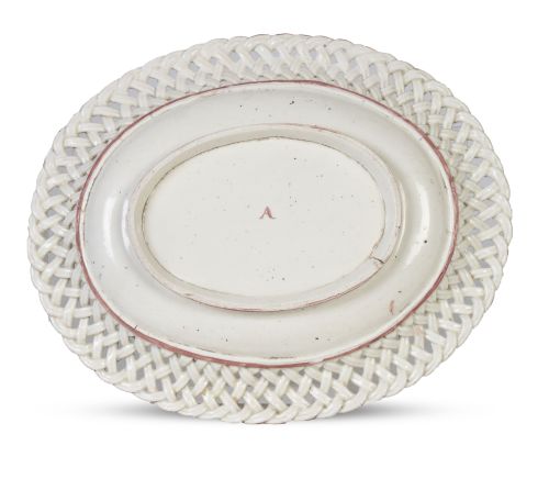 Bandeja de cerámica esmaltada de la serie de las flores ale