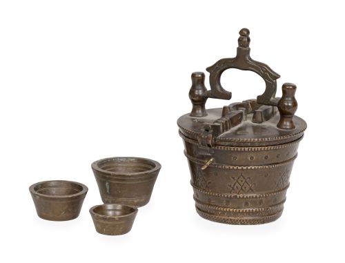 Ponderal de bronce.España, S. XVIII - XIX.