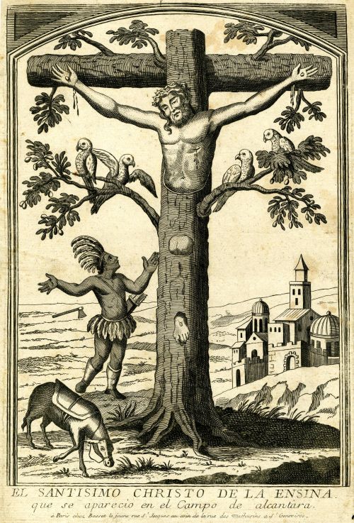 JOSE MARÍA ROJAS (Escuela novohispana, h. 1800)Cruz de Te