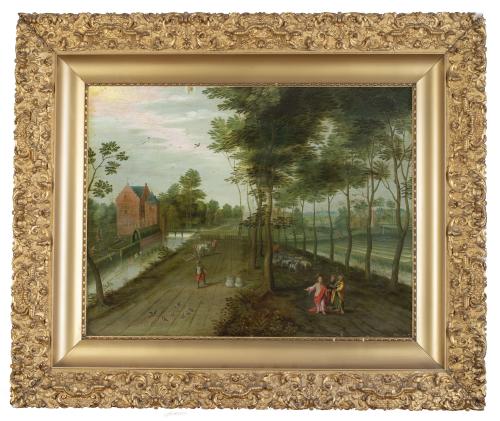 HANS BOL (Malinas, 1534- Ámsterdam,1593)Abril: la parábol