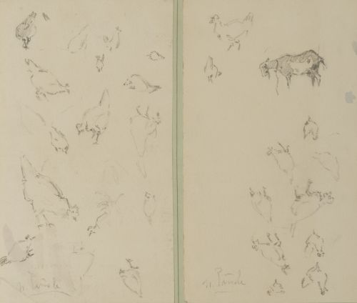 Álbum de dibujos coleccionados por la Excma. señora marques