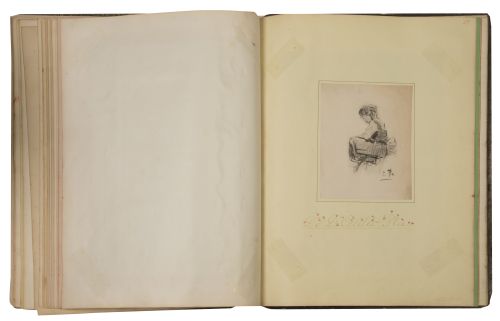 Álbum de dibujos coleccionados por la Excma. señora marques