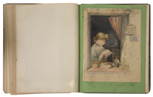 Álbum de dibujos coleccionados por la Excma. señora marques