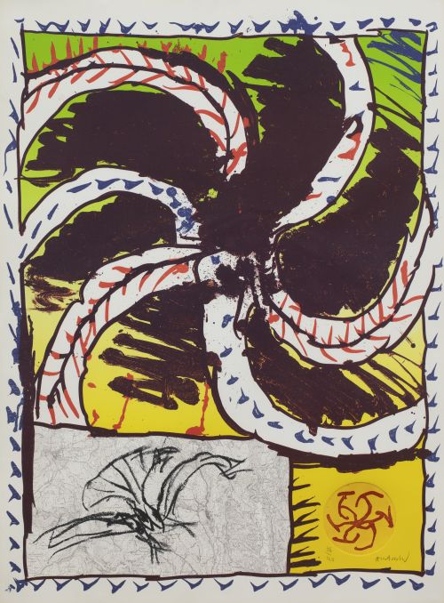 PIERRE ALECHINSKY (Bruselas, 1927)Prédateur, 1982