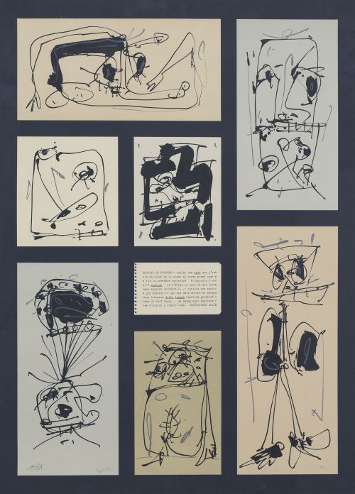 ANTONIO SAURA (Huesca, 1930 - Cuenca, 1998)Placard, 1976