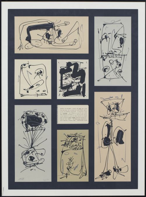 ANTONIO SAURA (Huesca, 1930 - Cuenca, 1998)Placard, 1976