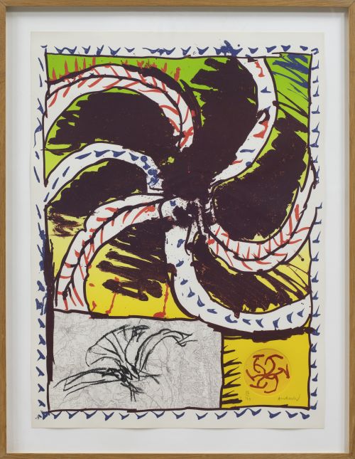 PIERRE ALECHINSKY (Bruselas, 1927)Prédateur, 1982