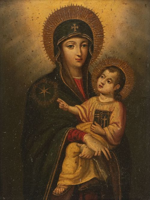 ESCUELA ITALIANA, SIGLO XVIIIVirgen del Pópolo