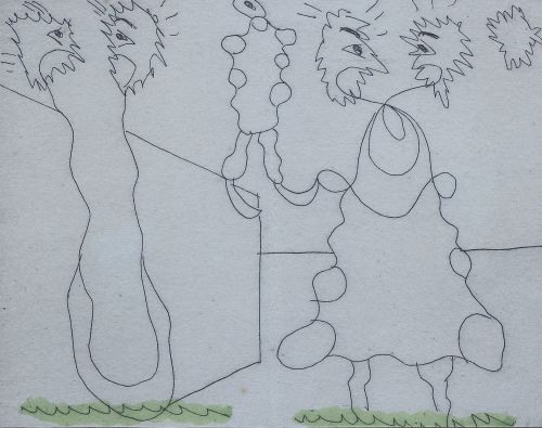 LUIS GORDILLO (Sevilla, 1934)Lote de cuatro grabados 