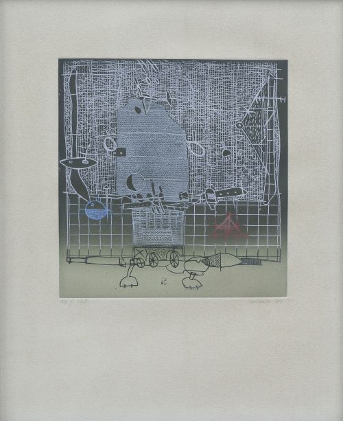 Lote de tres obras gráficas de los siguientes autores: Enri